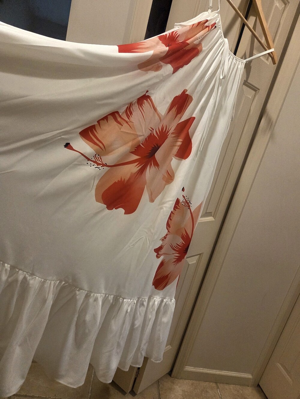 Flowing Hibiscus Flower Halter